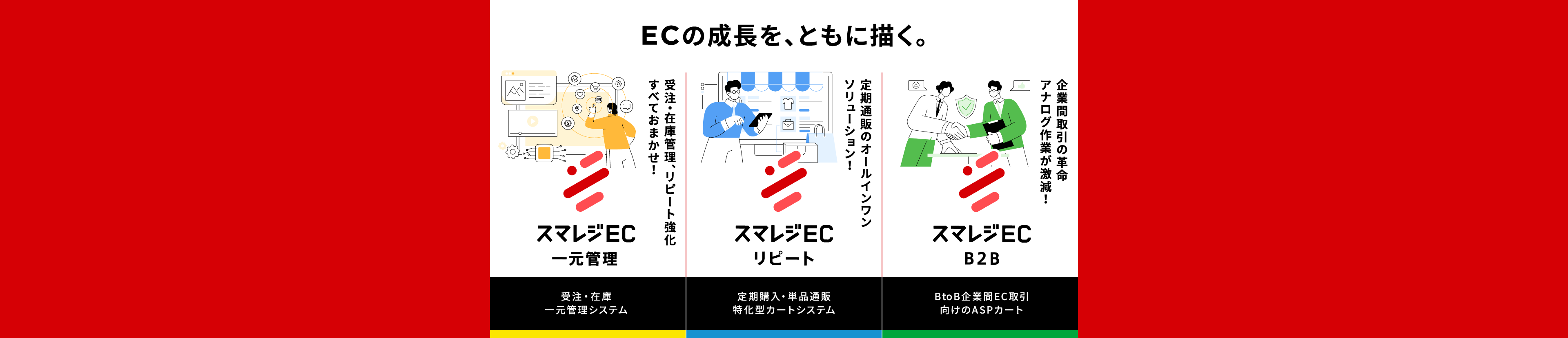 ECの成長を、ともに描く。